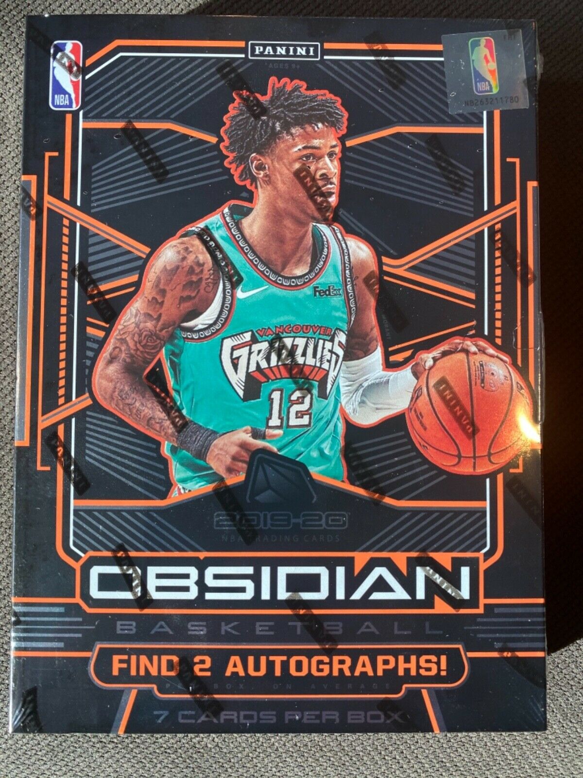 2019-20 Panini Obsidian Basketball Hobby Box